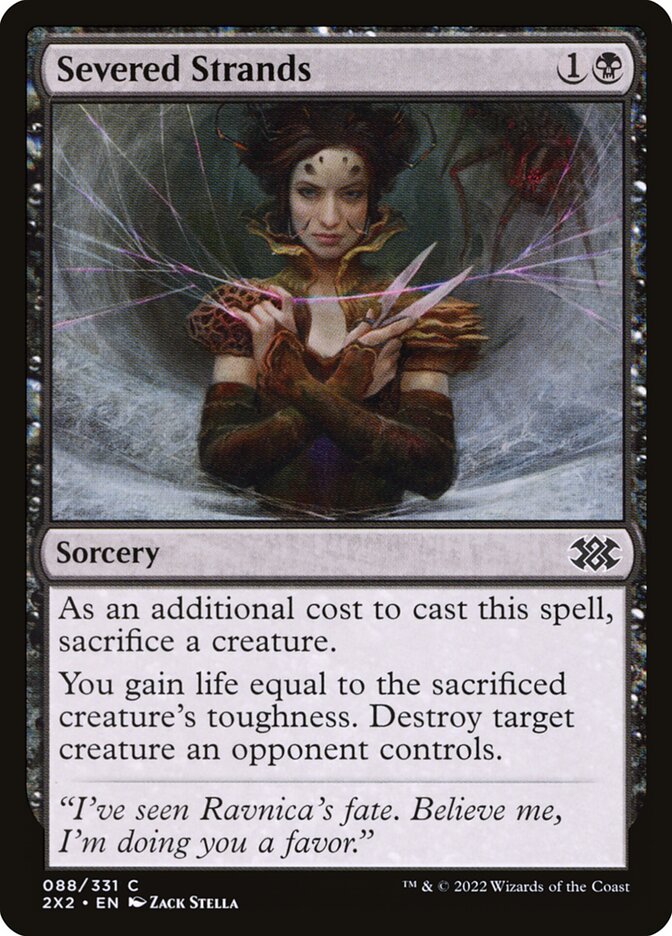 Severed Strands, Double masters 2022 Card Art