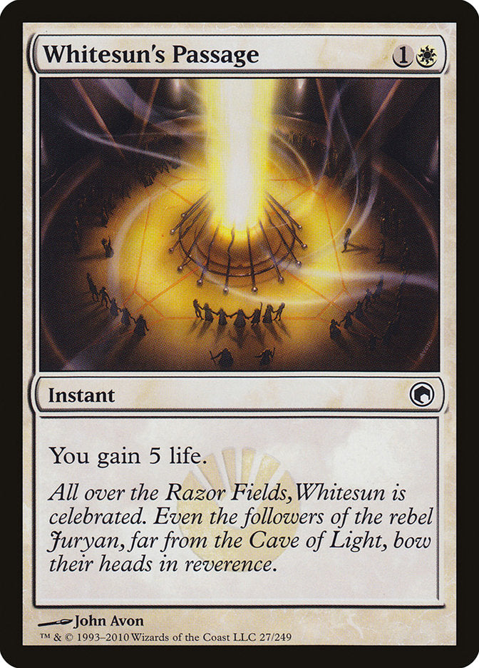 Whitesun's Passage, Scars of mirrodin Card Art