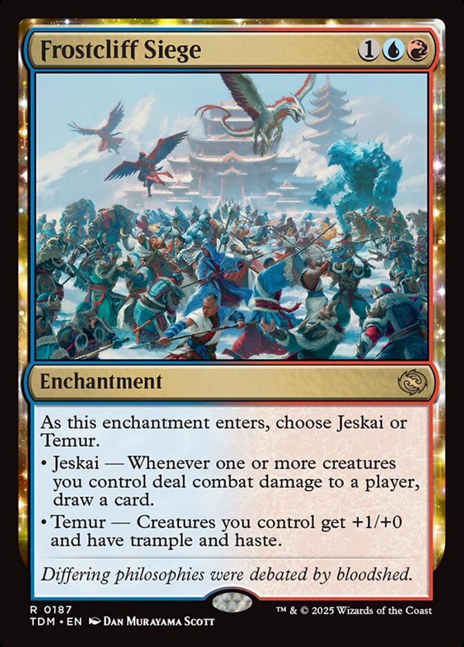 Frostcliff Siege, Tarkir: dragonstorm Card Art