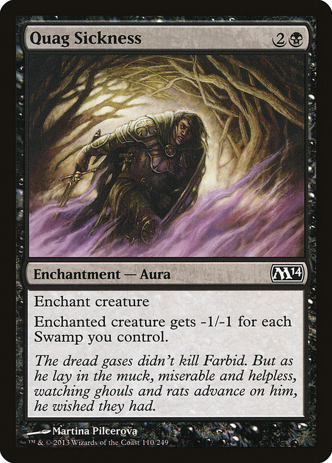 Quag Sickness, Magic 2014 Card Art