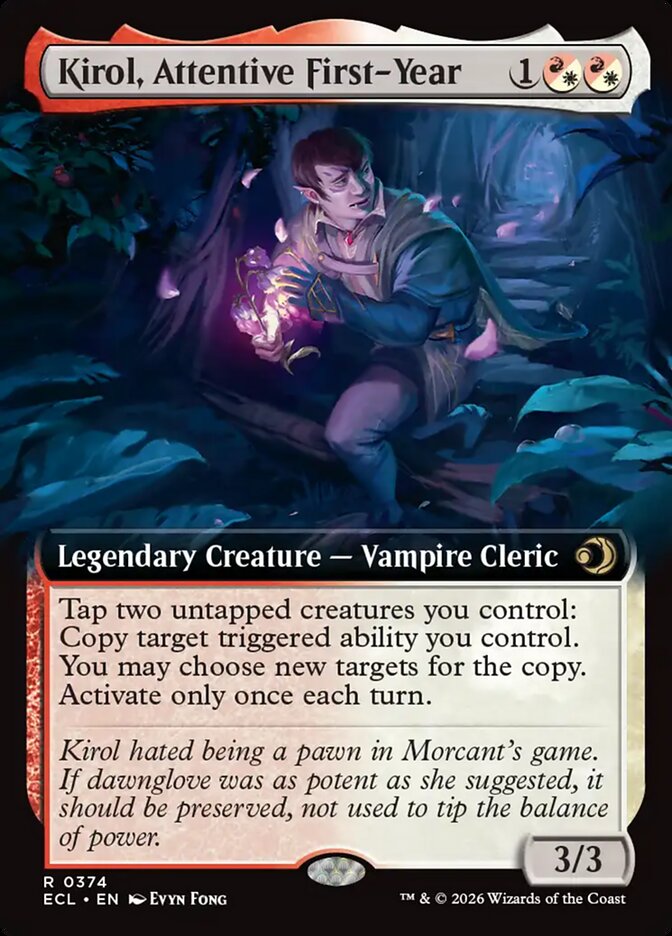 Kirol, Attentive First-Year, Lorwyn Eclipsed Card Art