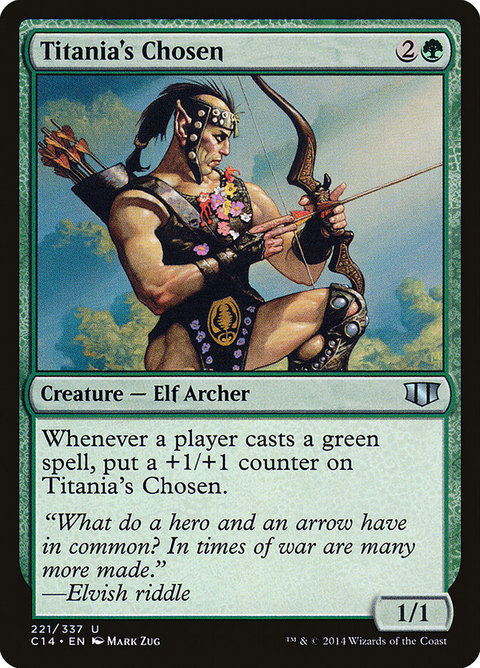 Titania's Chosen, Commander 2014 Card Art