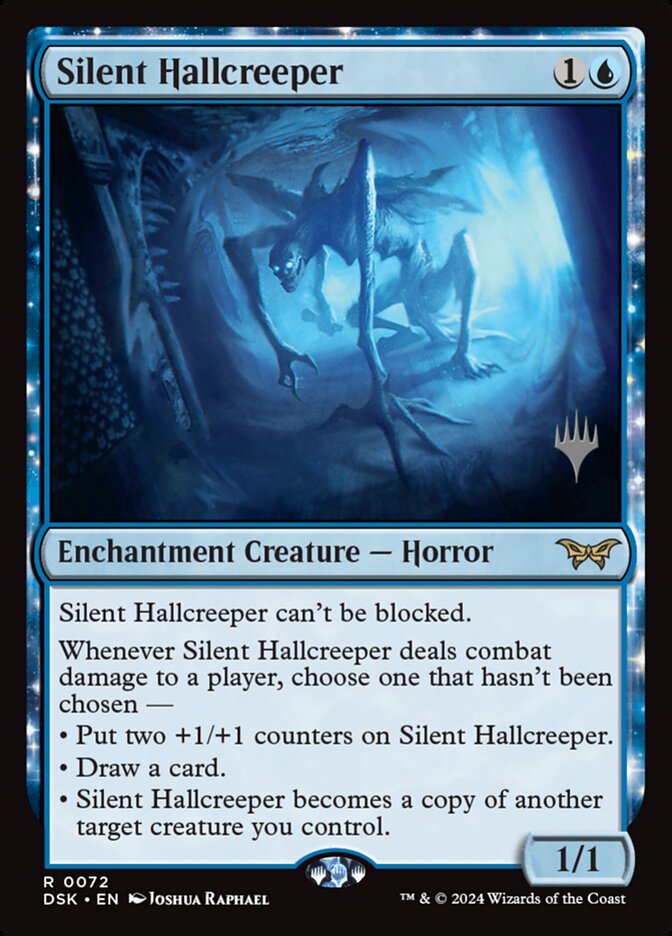Silent Hallcreeper, Duskmourn: house of horror promos Card Art