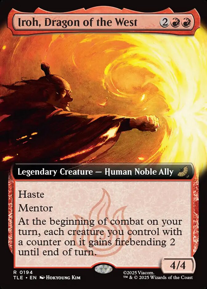 Iroh, Dragon of the West, Avatar: The Last Airbender Eternal Card Art