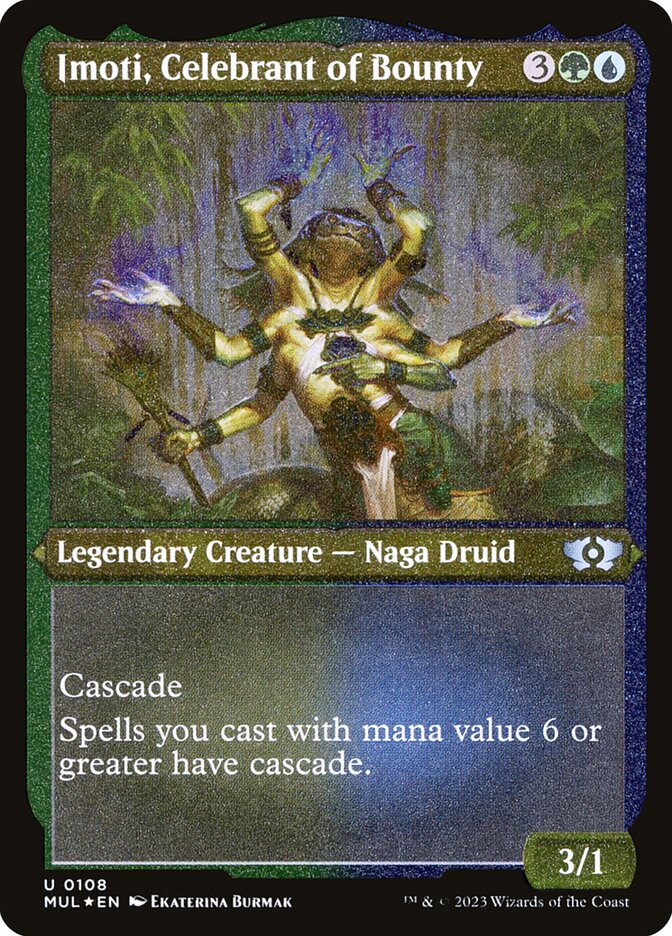Imoti, Celebrant of Bounty - Etched Foil