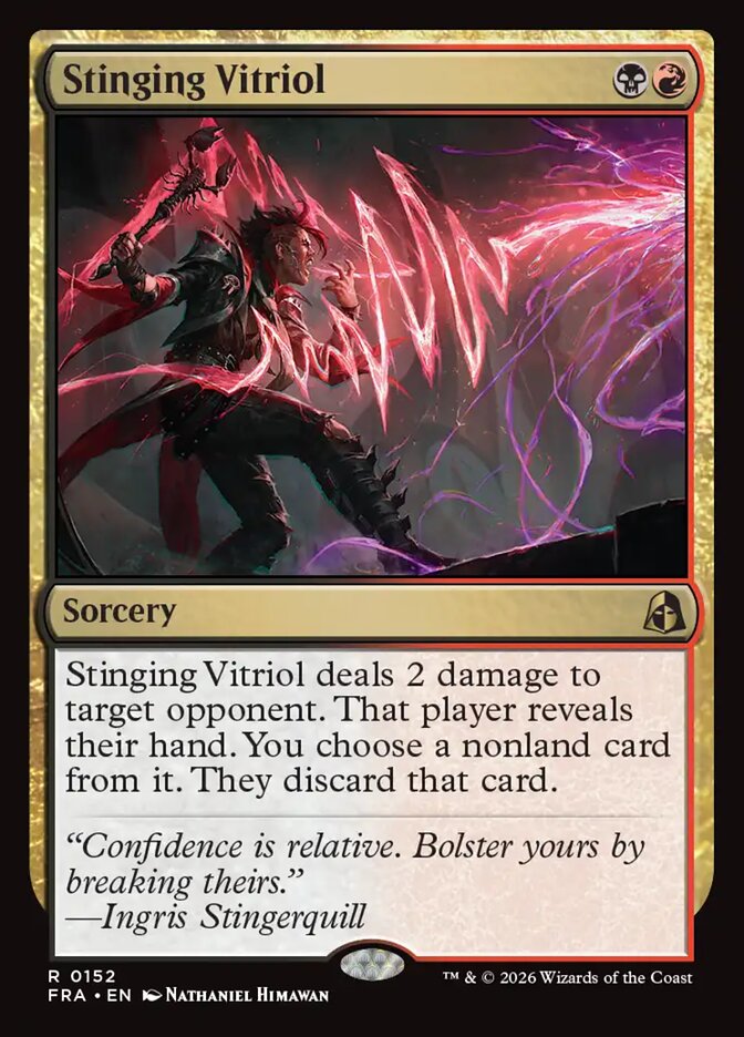 Stinging Vitriol, Reality Fracture Card Art
