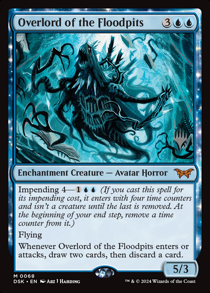 Overlord of the Floodpits, Duskmourn: house of horror promos Card Art