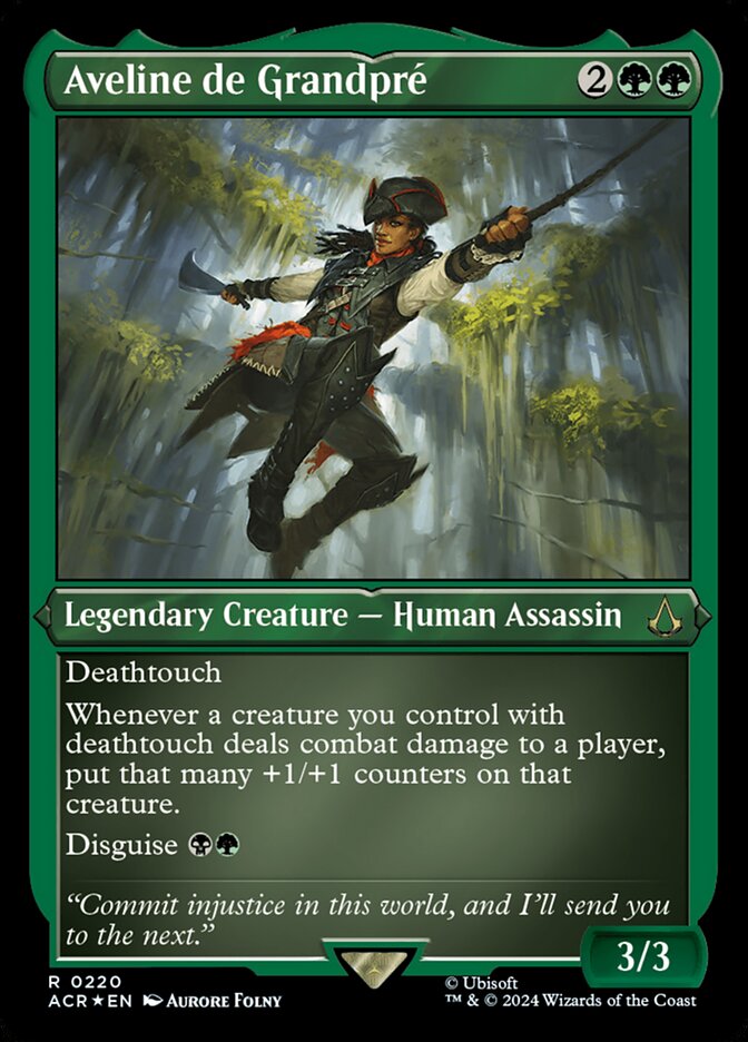 Aveline de Grandpré - Etched Foil