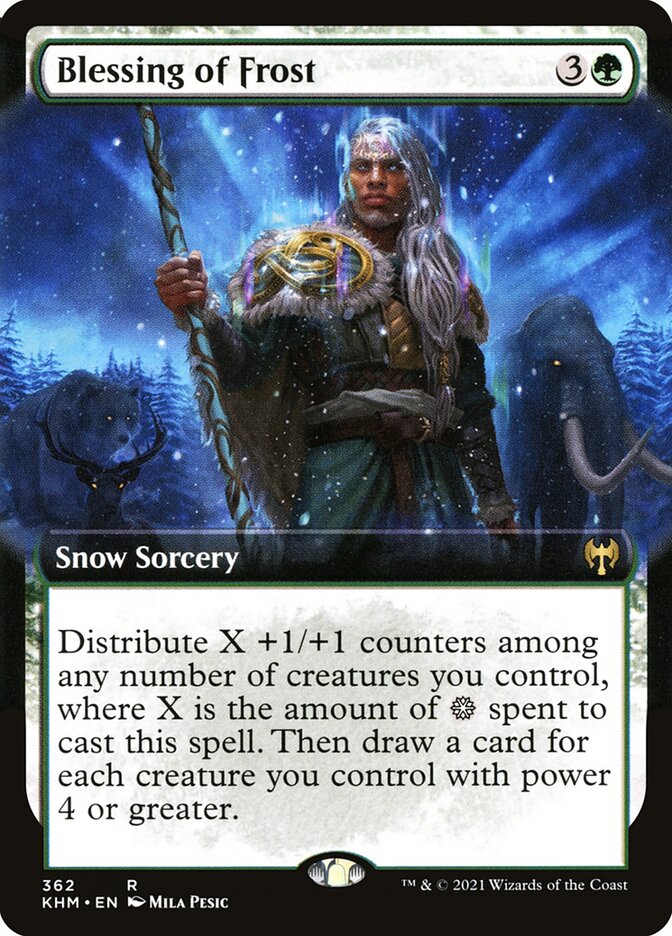 Blessing of Frost, Kaldheim Card Art