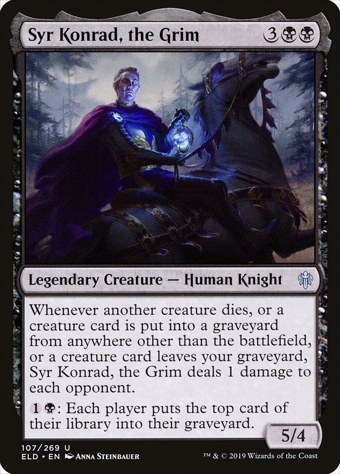 Syr Konrad, the Grim, Throne of eldraine Card Art
