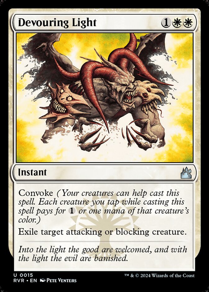 Devouring Light, Ravnica remastered Card Art