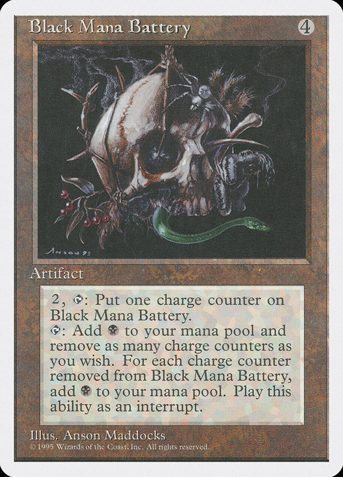 Black Mana Battery, Fourth Edition Card Art