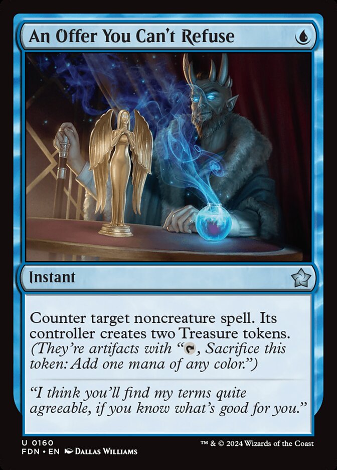An Offer You Can't Refuse, Foundations Card Art
