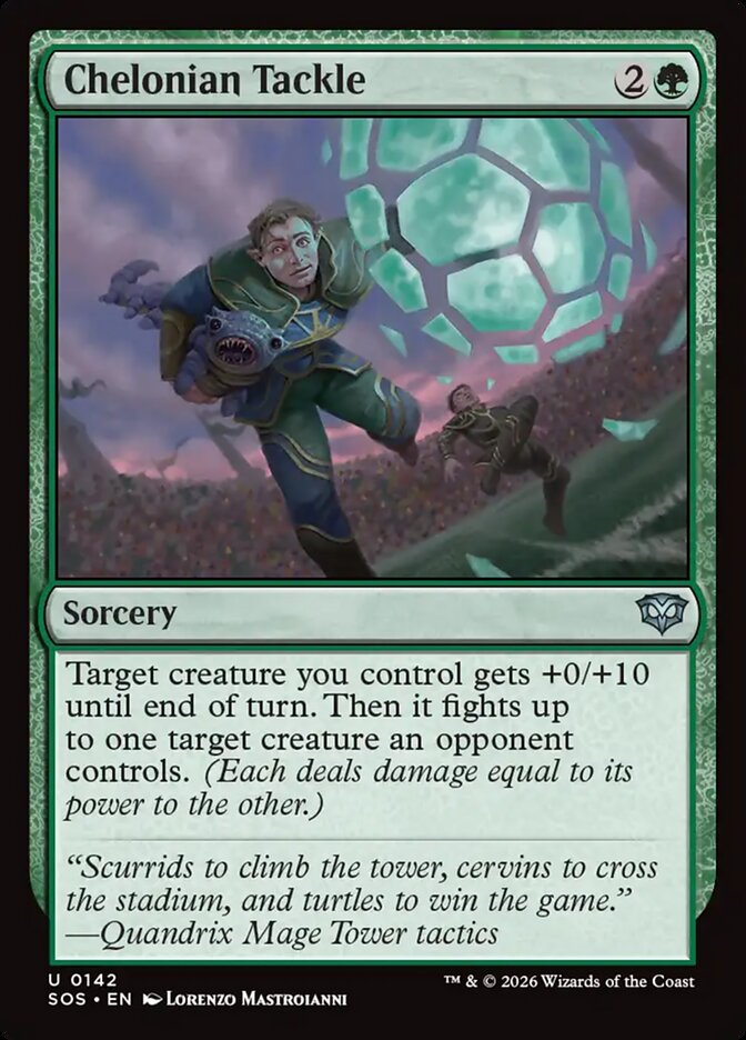 Chelonian Tackle, Secrets Of Strixhaven Card Art