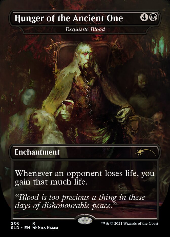 Exquisite Blood, Secret lair drop Card Art