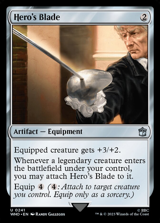 Hero's Blade, Doctor who Card Art