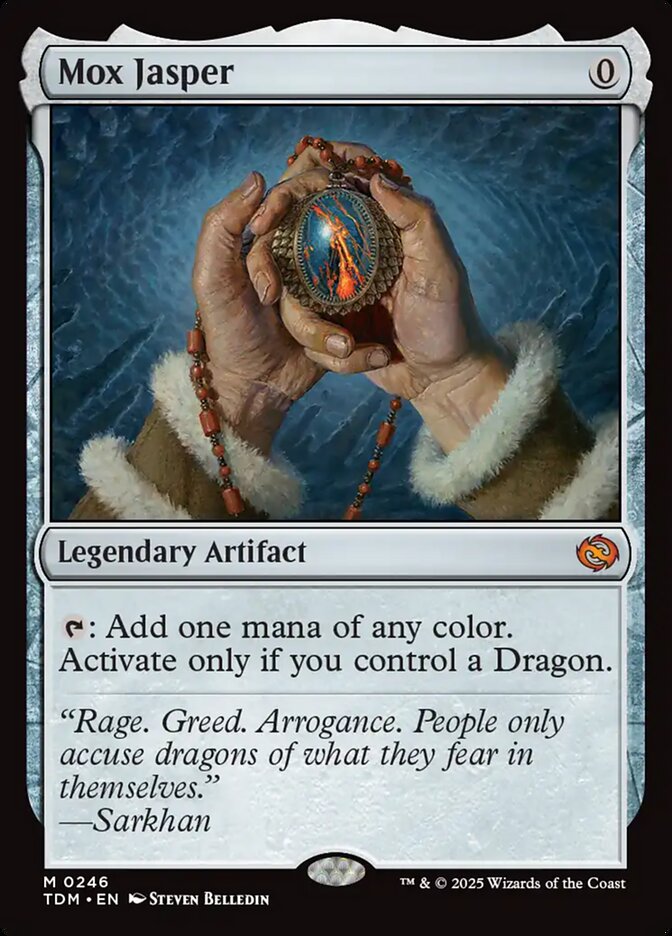 Mox Jasper, Tarkir: dragonstorm Card Art