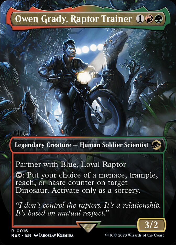 Owen Grady, Raptor Trainer - Foil