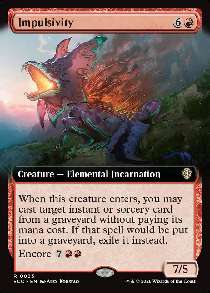 Impulsivity, Lorwyn Eclipsed Commander Card Art