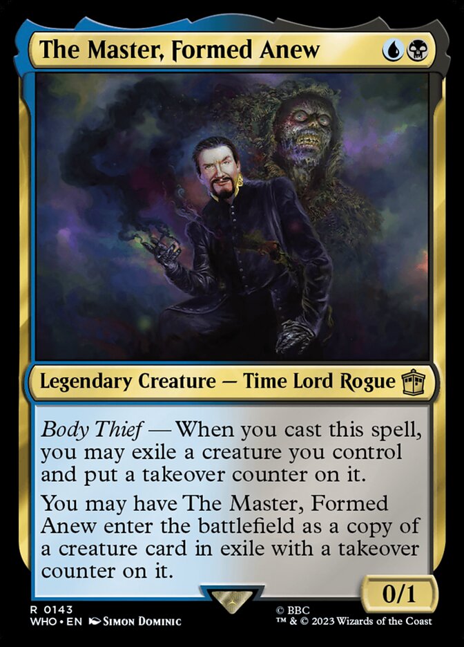The Master, Formed Anew, Doctor Who Card Art