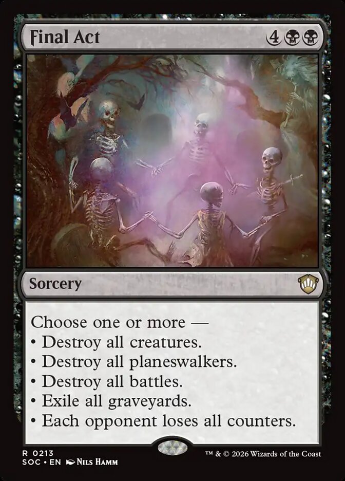 Final Act, Secrets Of Strixhaven Commander Card Art