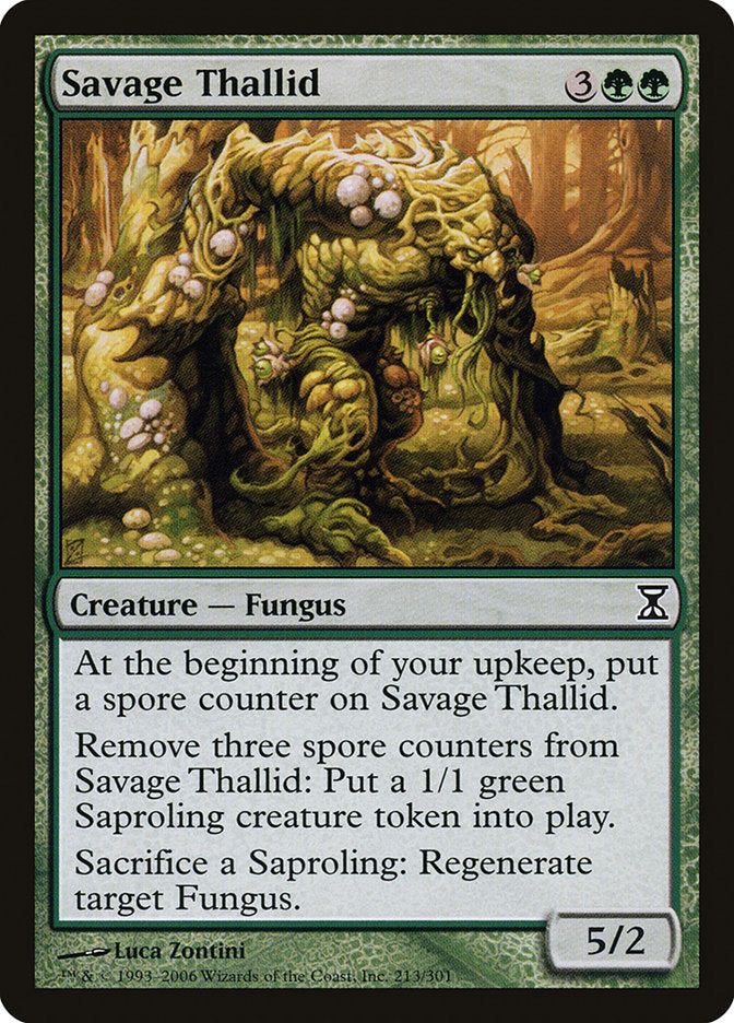 Savage Thallid, Time Spiral Card Art