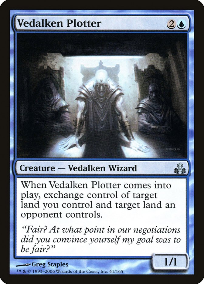 Vedalken Plotter, Guildpact Card Art