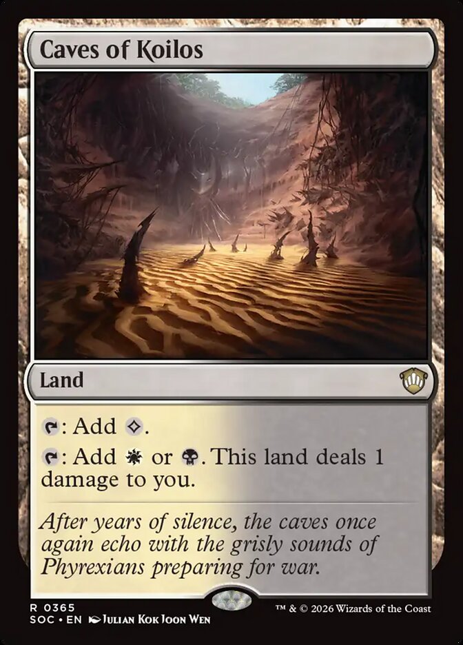 Caves of Koilos, Secrets Of Strixhaven Commander Card Art