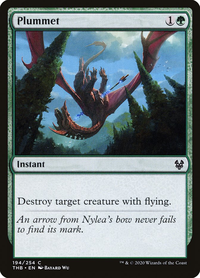 Plummet, Theros beyond death Card Art