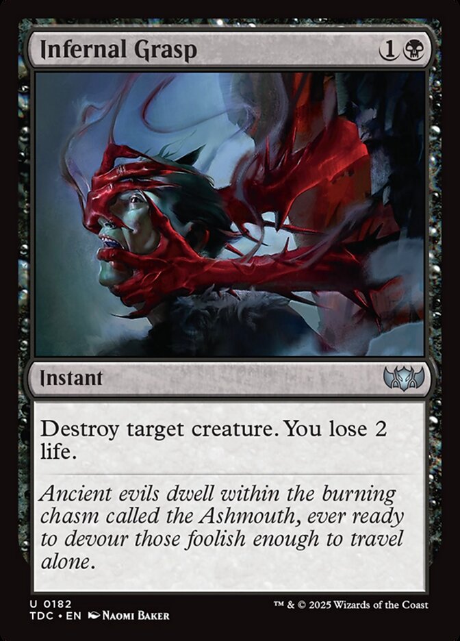 Infernal Grasp, Tarkir: Dragonstorm Commander Card Art