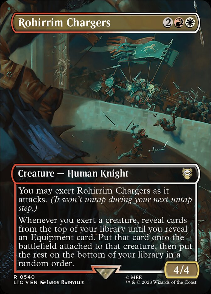 Rohirrim Chargers, Tales Of Middle-Earth Commander Card Art