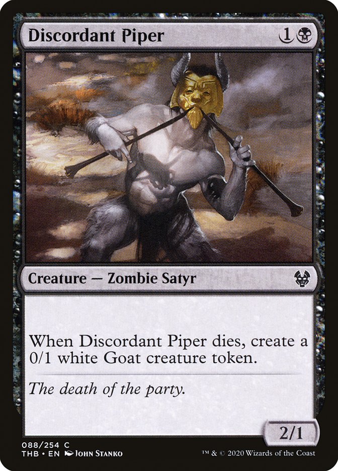 Discordant Piper, Theros beyond death Card Art