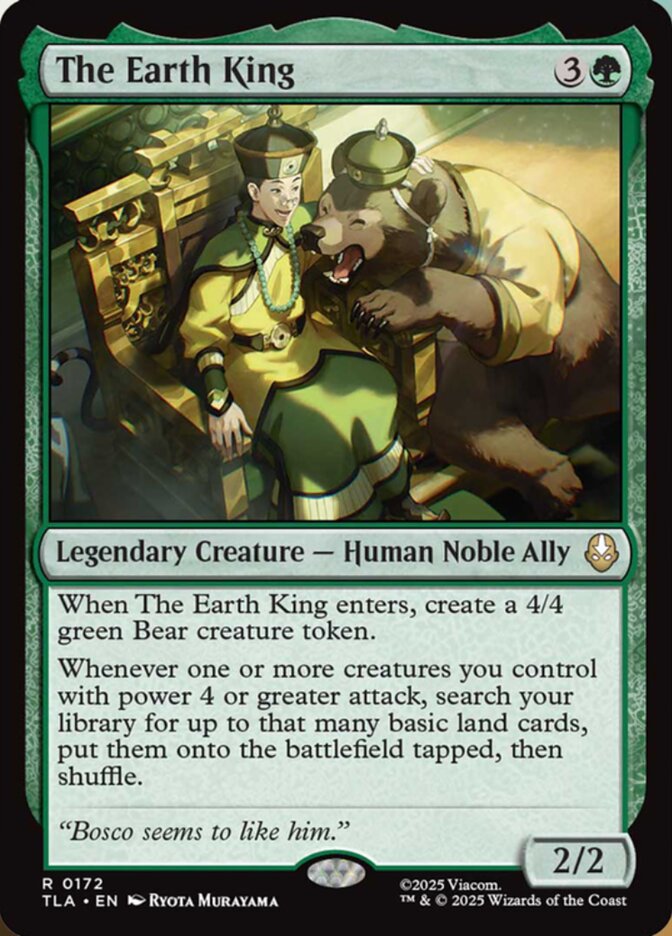 The Earth King, Avatar: The Last Airbender Card Art