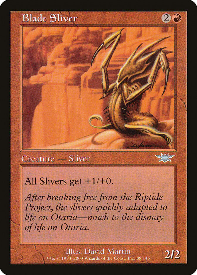 Blade Sliver, Legions Card Art