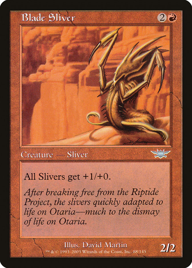 Blade Sliver, Legions Card Art