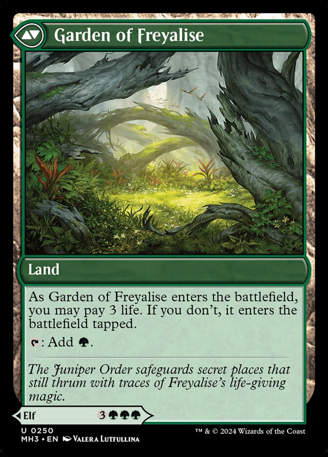 Disciple of Freyalise // Garden of Freyalise - Foil