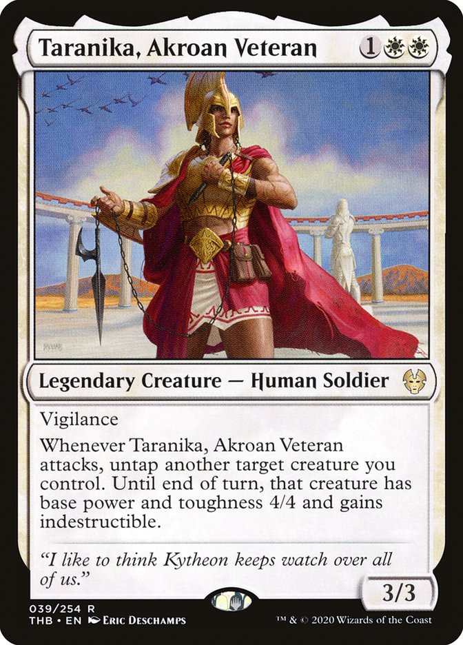 Taranika, Akroan Veteran, Theros beyond death Card Art