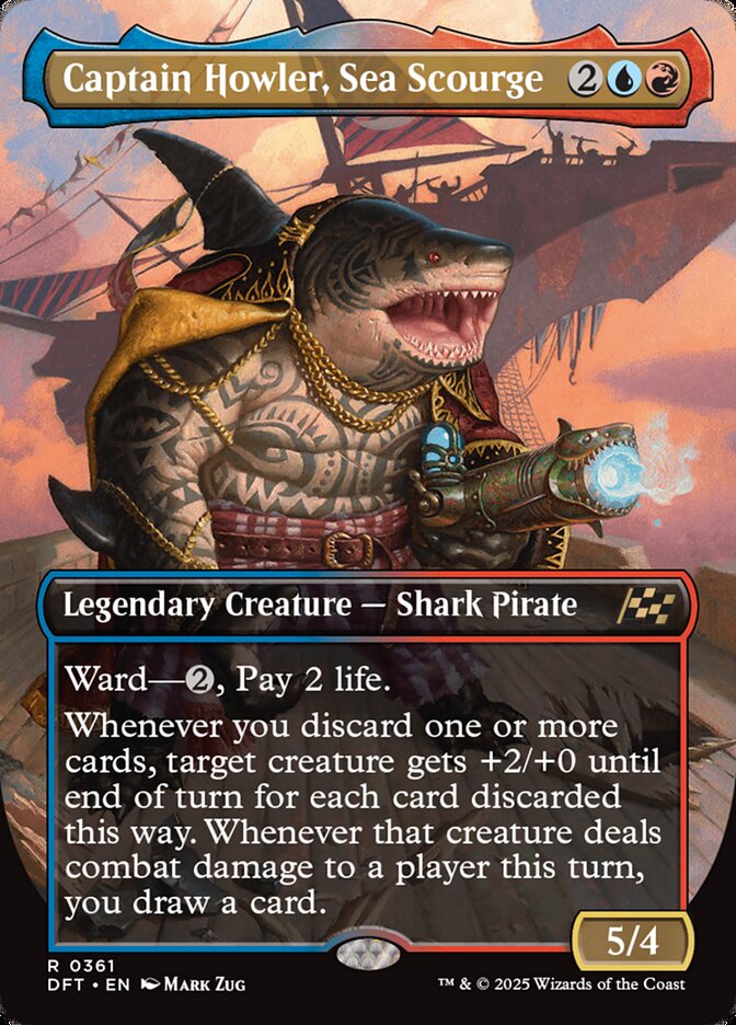 Captain Howler, Sea Scourge, Aetherdrift Card Art