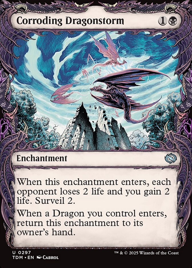 Corroding Dragonstorm, Tarkir: dragonstorm Card Art