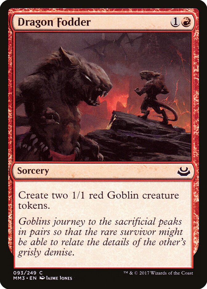 Dragon Fodder, Modern Masters 2017 Card Art