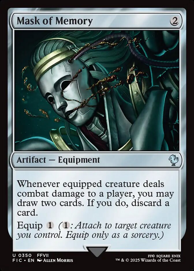 Mask of Memory, Final fantasy commander Card Art