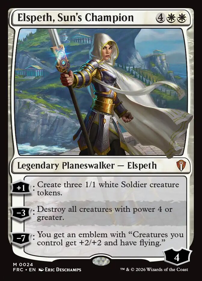 Elspeth, Sun's Champion, Reality Fracture Commander Card Art