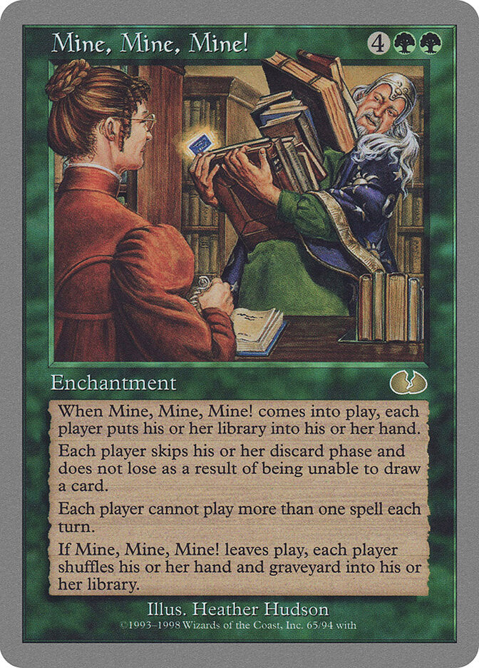 Mine, Mine, Mine!, Unglued Card Art
