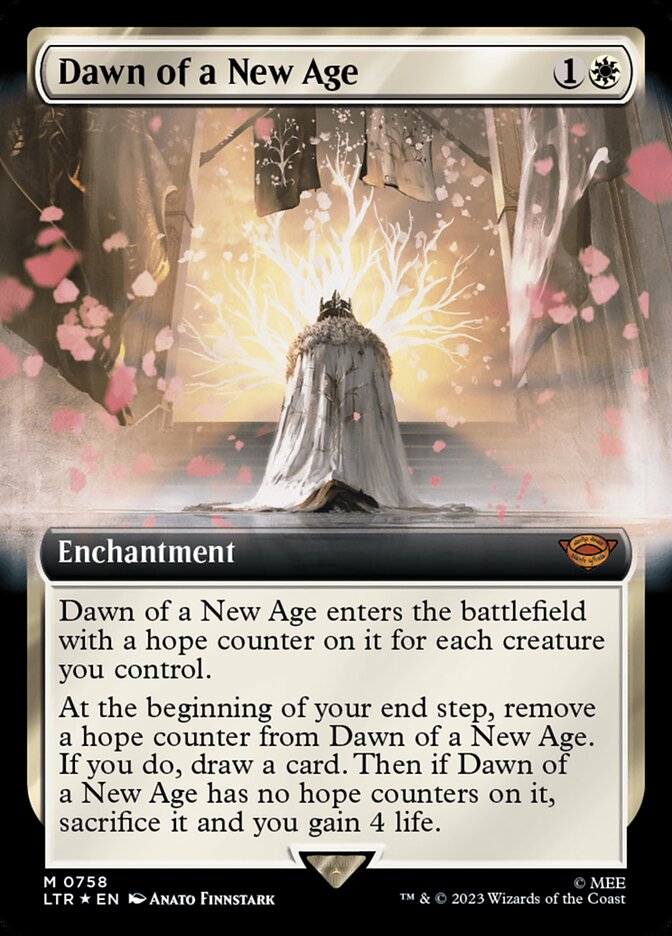 Dawn of a New Age, The Lord Of The Rings: Tales Of Middle-Earth Card Art