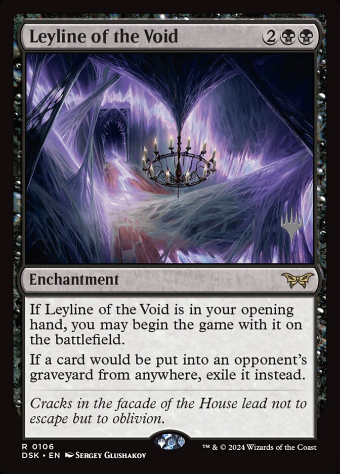 Leyline of the Void, Duskmourn: house of horror promos Card Art