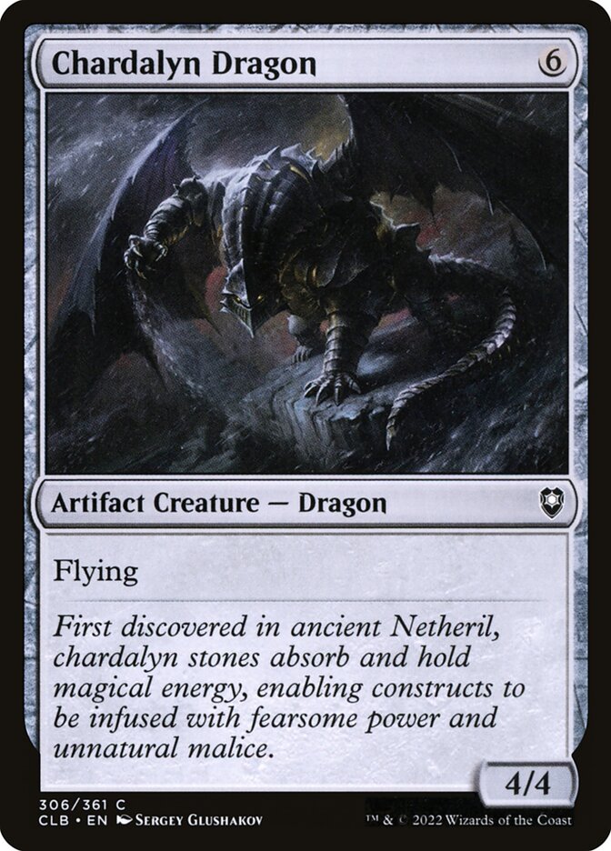 Chardalyn Dragon, Commander legends: battle for baldur's gate Card Art