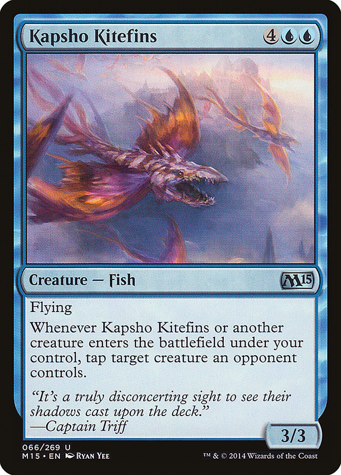 Kapsho Kitefins, Magic 2015 Card Art