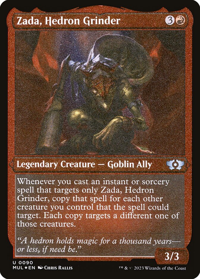 Zada, Hedron Grinder - Etched Foil