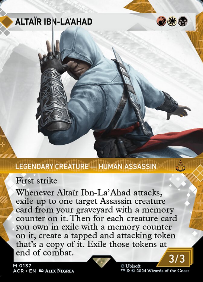 Altaïr Ibn-La'Ahad, Assassin's creed Card Art