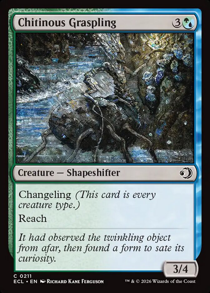 Chitinous Graspling, Lorwyn Eclipsed Card Art
